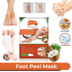 Aliver Coconut Soft Foot Peel Mask for Feet Dead Skin Remover