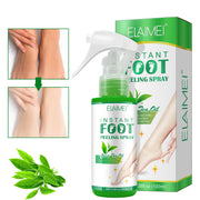 ELAIMEI Exfoliating Foot Peeling Spray with Green Tea Oil, 100ml