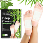 SEFUDUN Deep Cleaning Detox Foot Patches with Bamboo Vinegar & Ginger, 10pcs