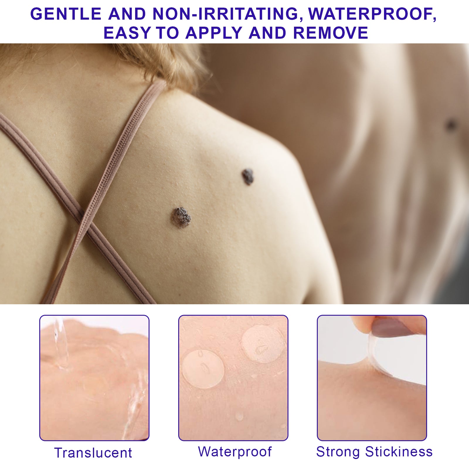 ALIVER Safe Skin Tag Remover Patches, pack of 180pcs