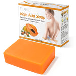 ELAIMEI Papaya Kojic Acid Soap for Face and Body, 100g