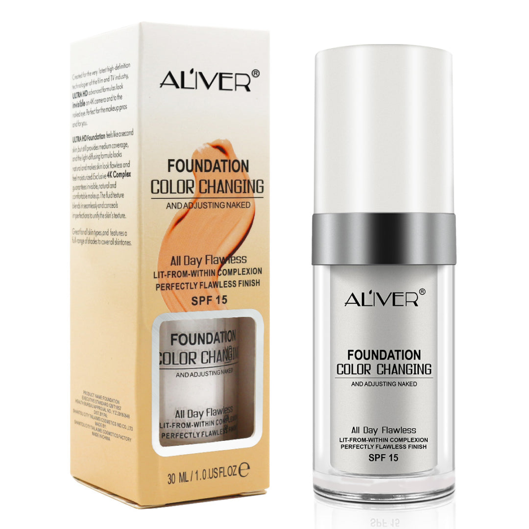 ALIVER Color Changing Foundation Concealer, 30ml