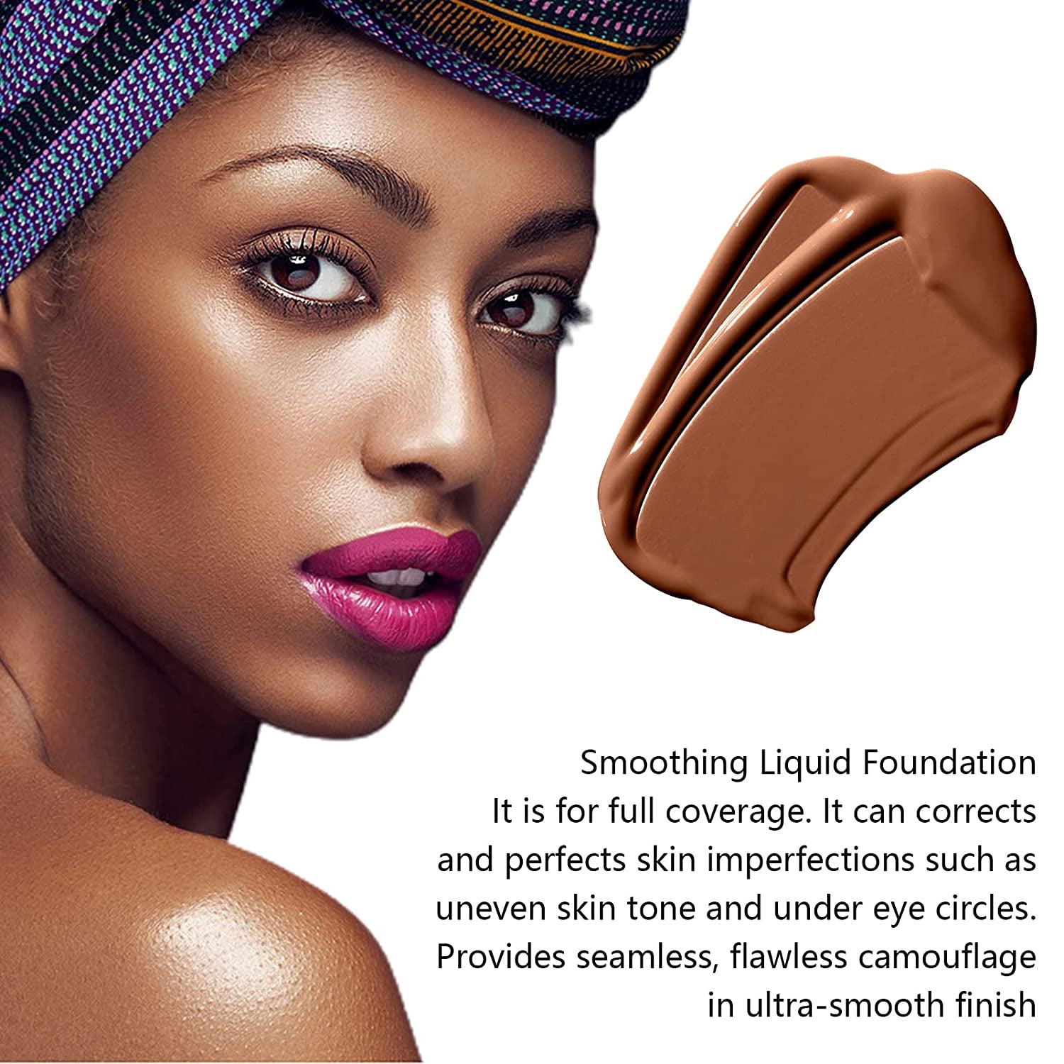 ALIVER Full Coverage Colour Changing Concealer, Coffee Color