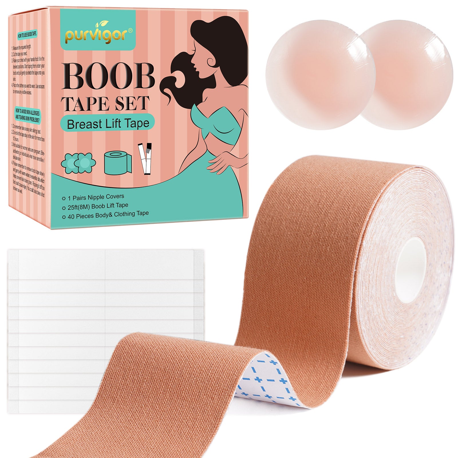 PURVIGOR Boob Breast Lift Tape Set