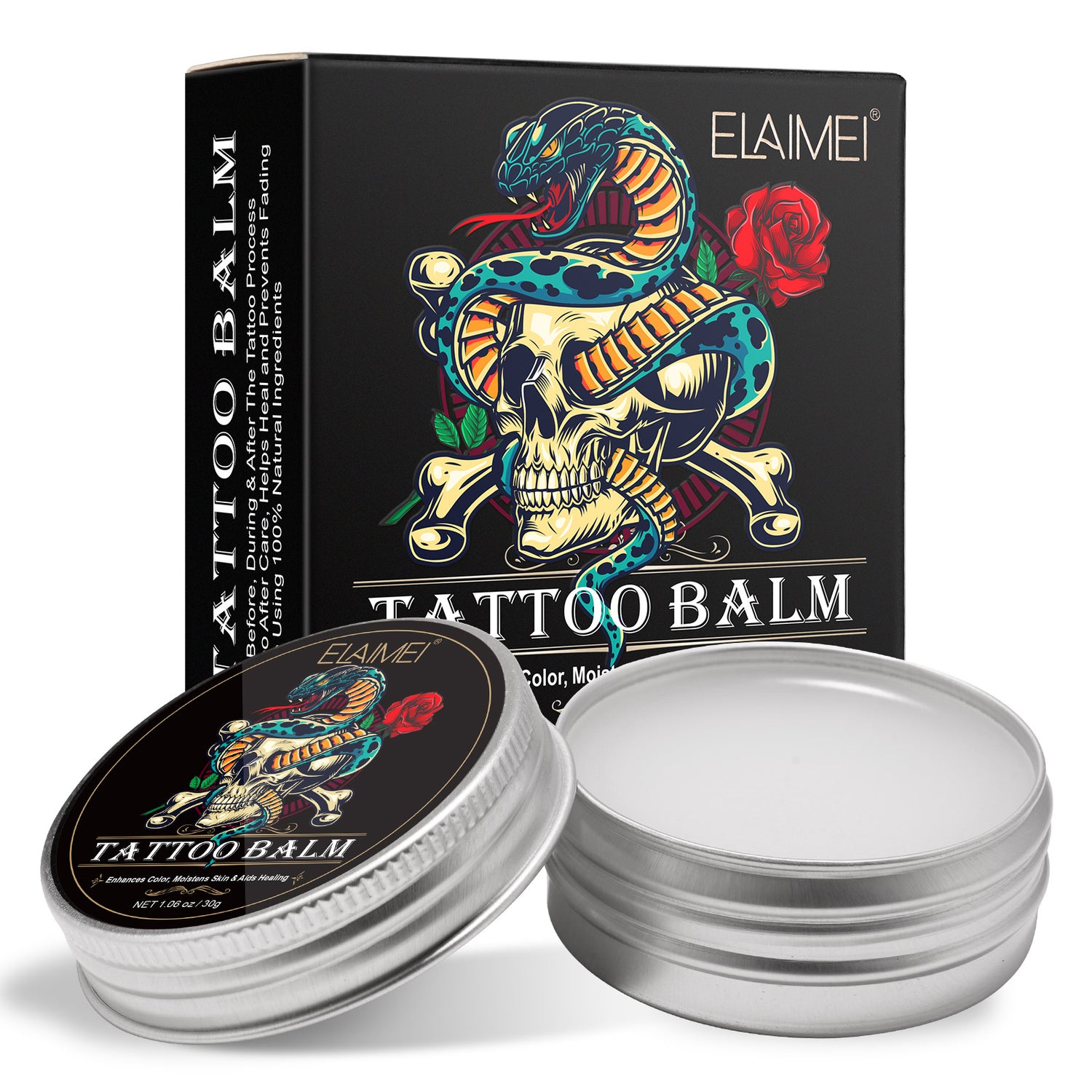 ELAIMEI Tattoo Lightening Aftercare Balm, 30g