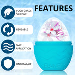 ELAIMEI Ice Roller Facial Cube Massager, Blue