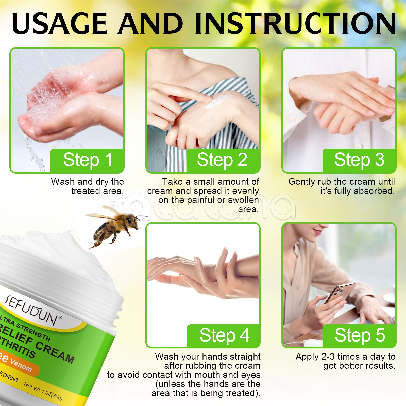 SEFUDUN Joint Relief Cream, 30g