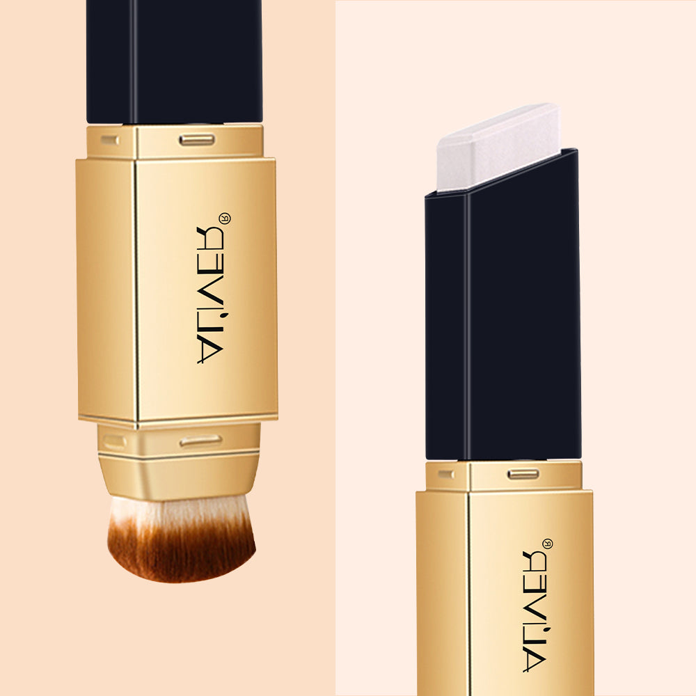ALIVER Colour Changing Full Coverage Concealer Stick & Brush, Ivory