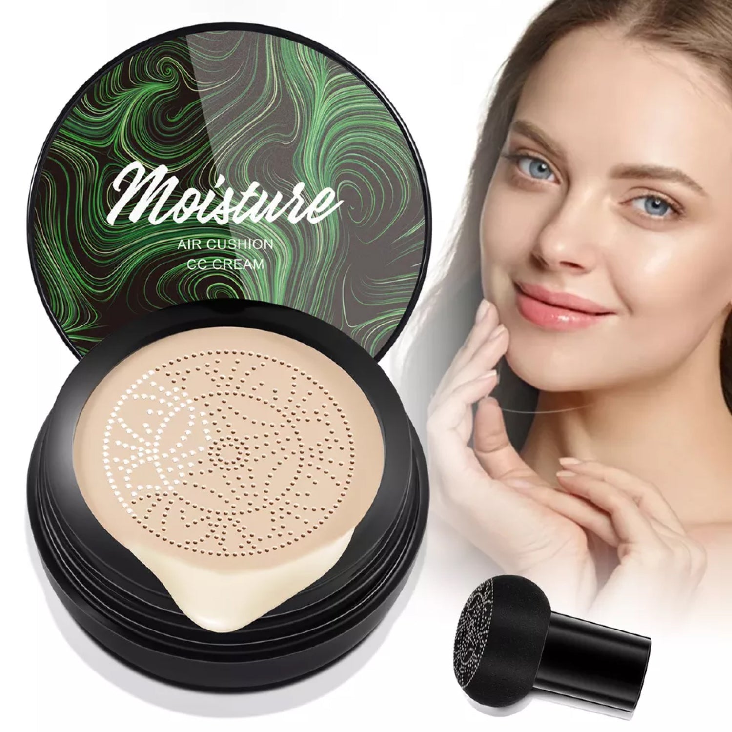 ALIVER Air Cushion CC Cream Foundation, Ivory