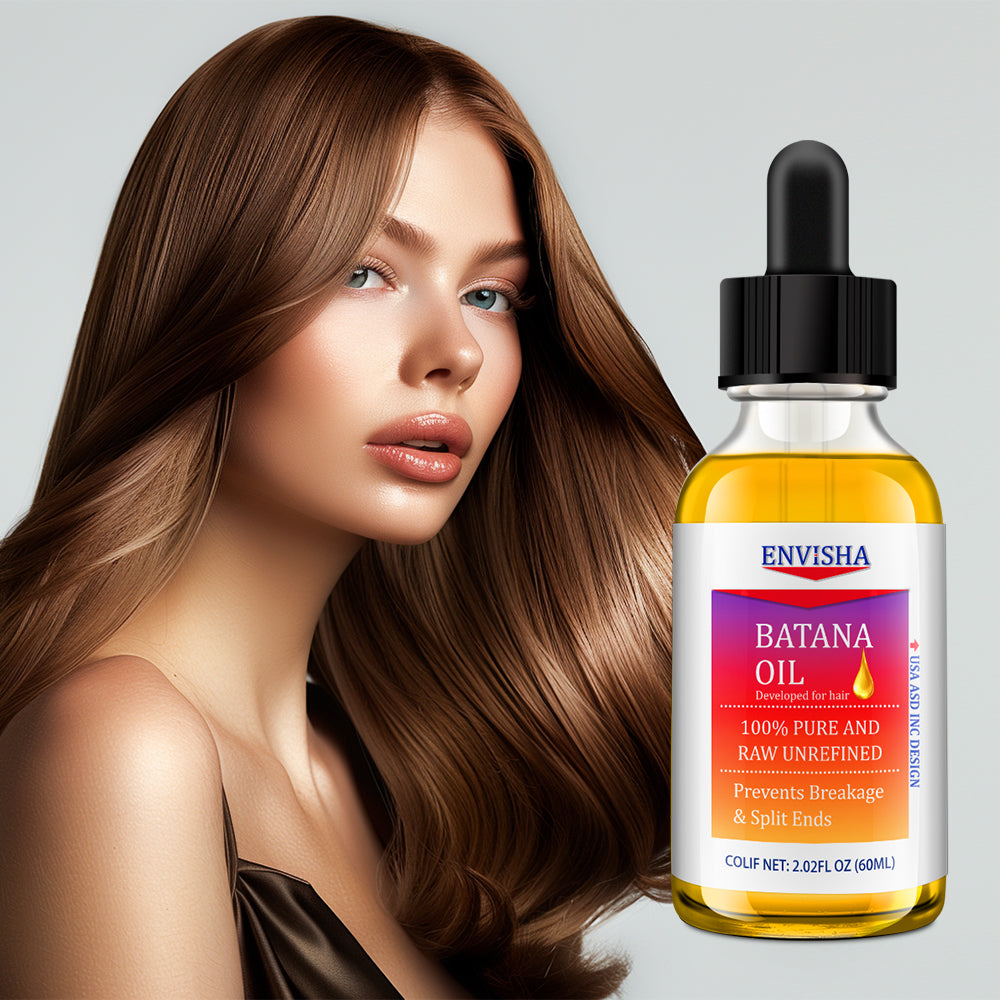 ENVISHA 100% Pure & Raw Unrefined Batana Oil, 60ml