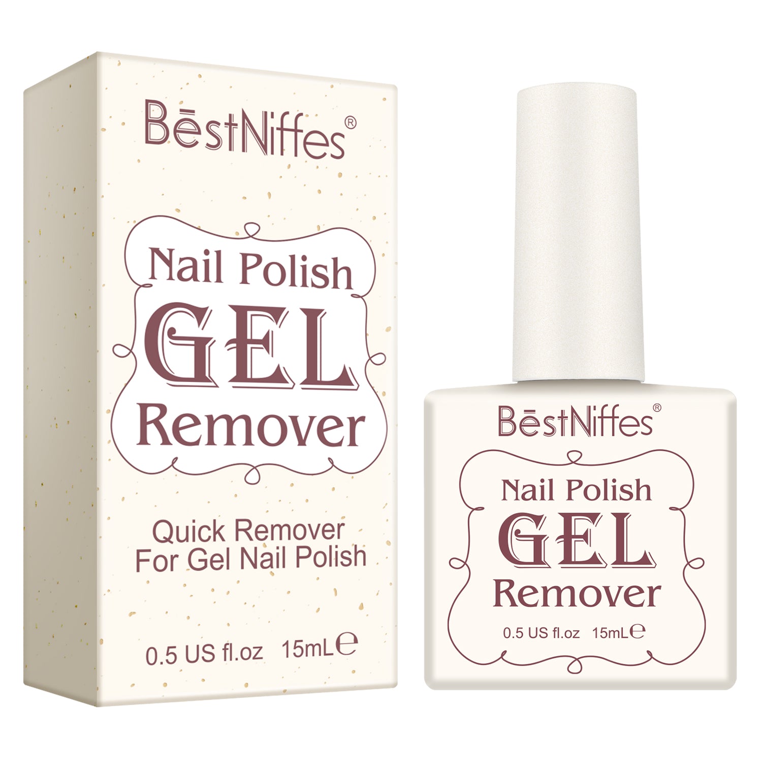 BESTNIFFES Nail Polish Gel Remover, 15ml