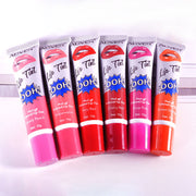 Aliver Peel Off Lip Tint Stain 6 Colors Set