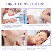 Elaimei Removal Acne Pimple Patches Plasters Face Skin Dot Stickers Cover Treatment Hydrocolloid Spot Blemishes Comedone Remover Cleaner (24 pcs )