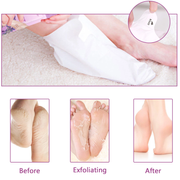 ALIVER 3in1 Exfoliating Foot Care Treatment Kit Peeling Mask