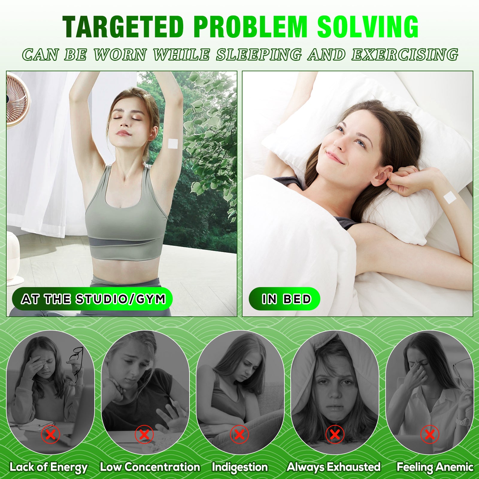 ELAIMEI Vitamin B12 Hypoallergenic Patches, 60pcs