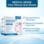 ELAIMEI Clear Silicone Scar Roll Tape, 1.5m