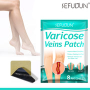 Varicose Veins Patch Treatment for Legs Relief Pain Vasculitis, Spider Vein Strengthen Capillary Health Blood Circulation Vein Care Fading  (8 count)