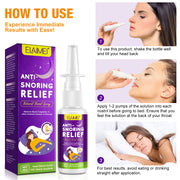 ELAIMEI Natural Anti Snoring Nasal Spray, 30ml
