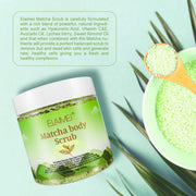 ELAIMEI Exfoliating Matcha Body Scrub, 250g