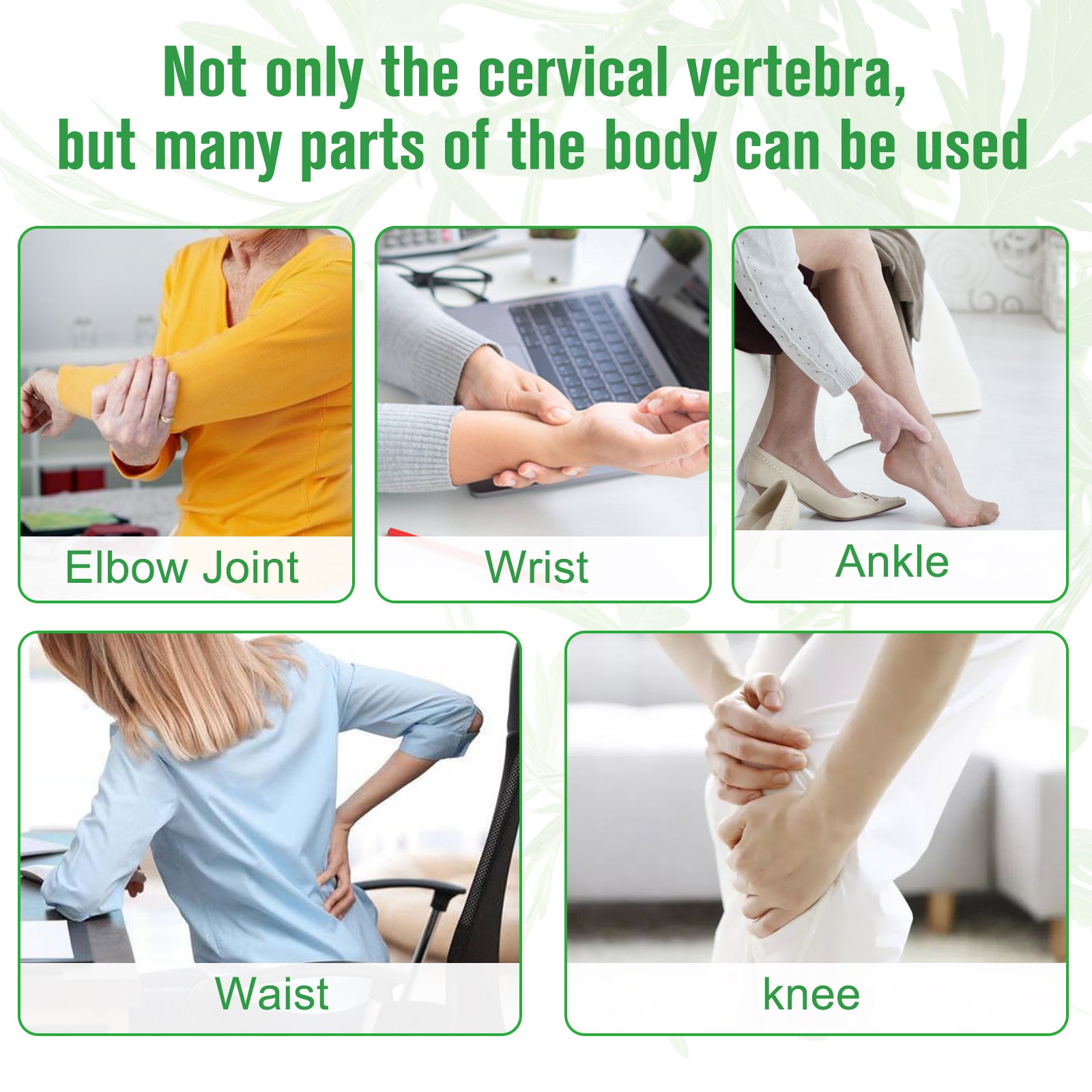 SEFUDUN Wormwood Shoulder Pain Relief Patches, 12pcs