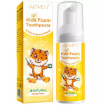ALIVER Orange Flavor Foam Toothpaste for Kids, 60ml