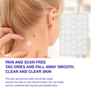 ALIVER Safe Skin Tag Remover Patches, pack of 180pcs