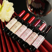 Aliver Lip Tint Gloss Wine Bottle Style Stain Lipstick 6 Colors Set