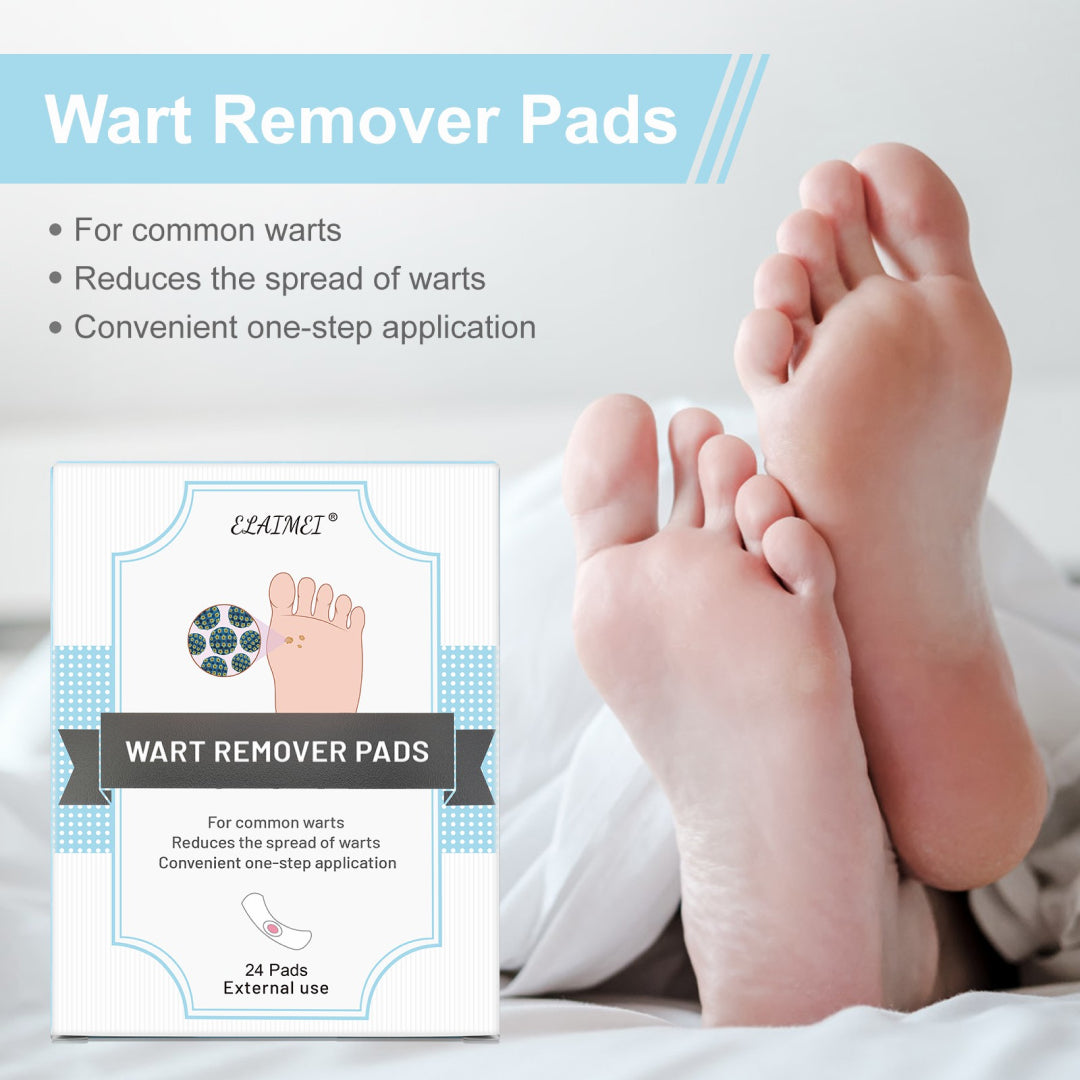 ELAIMEI Corn Wart Removal Foot Pads, 24pcs
