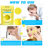 IKZEE Kojic Acid & Turmeric Cleansing Pads, 60pcs