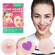 ELAIMEI Stars + Heart Pimple Patches, pack of 156pcs