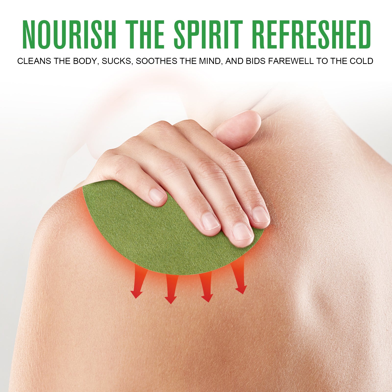 SEFUDUN Wormwood Shoulder Pain Relief Patches, 12pcs