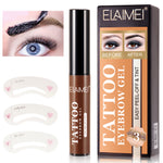 ELAIMEI Tattoo Eyebrow Gel, Peel Off Tint (Light Brown)