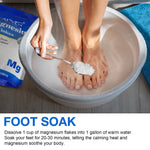 ALIVER Magnesium Chloride Flakes, 100% Natural Bath Salts 350g