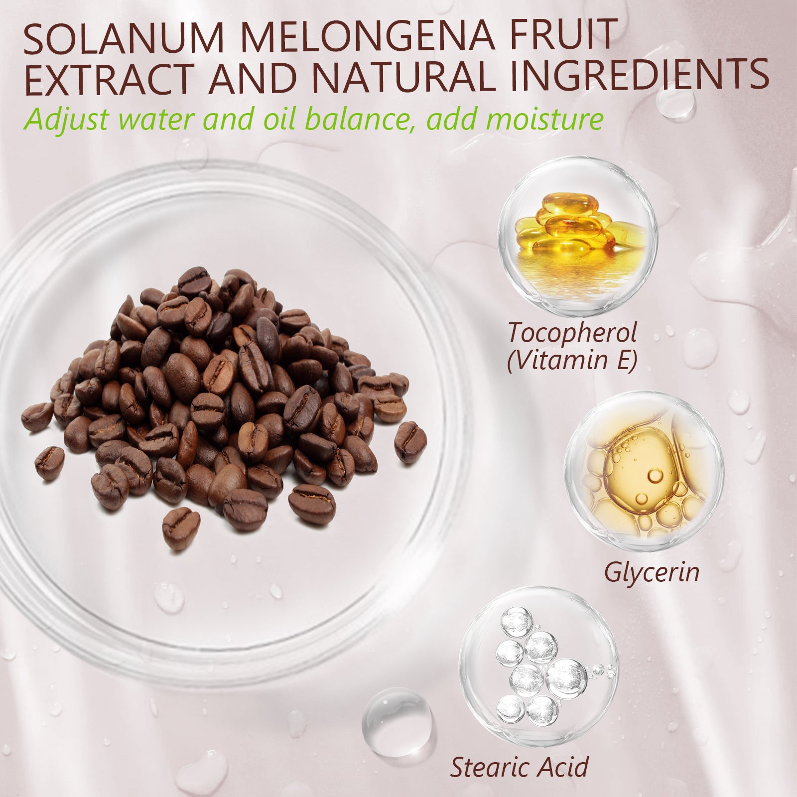 ELAIMEI Arabica Coffee Purifying Clay Mask Stick, 40g