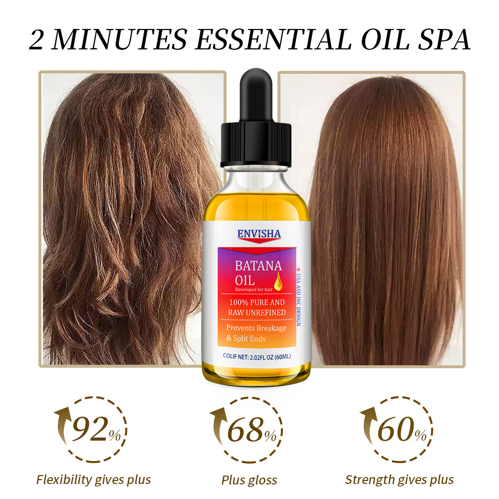 ENVISHA 100% Pure & Raw Unrefined Batana Oil, 60ml