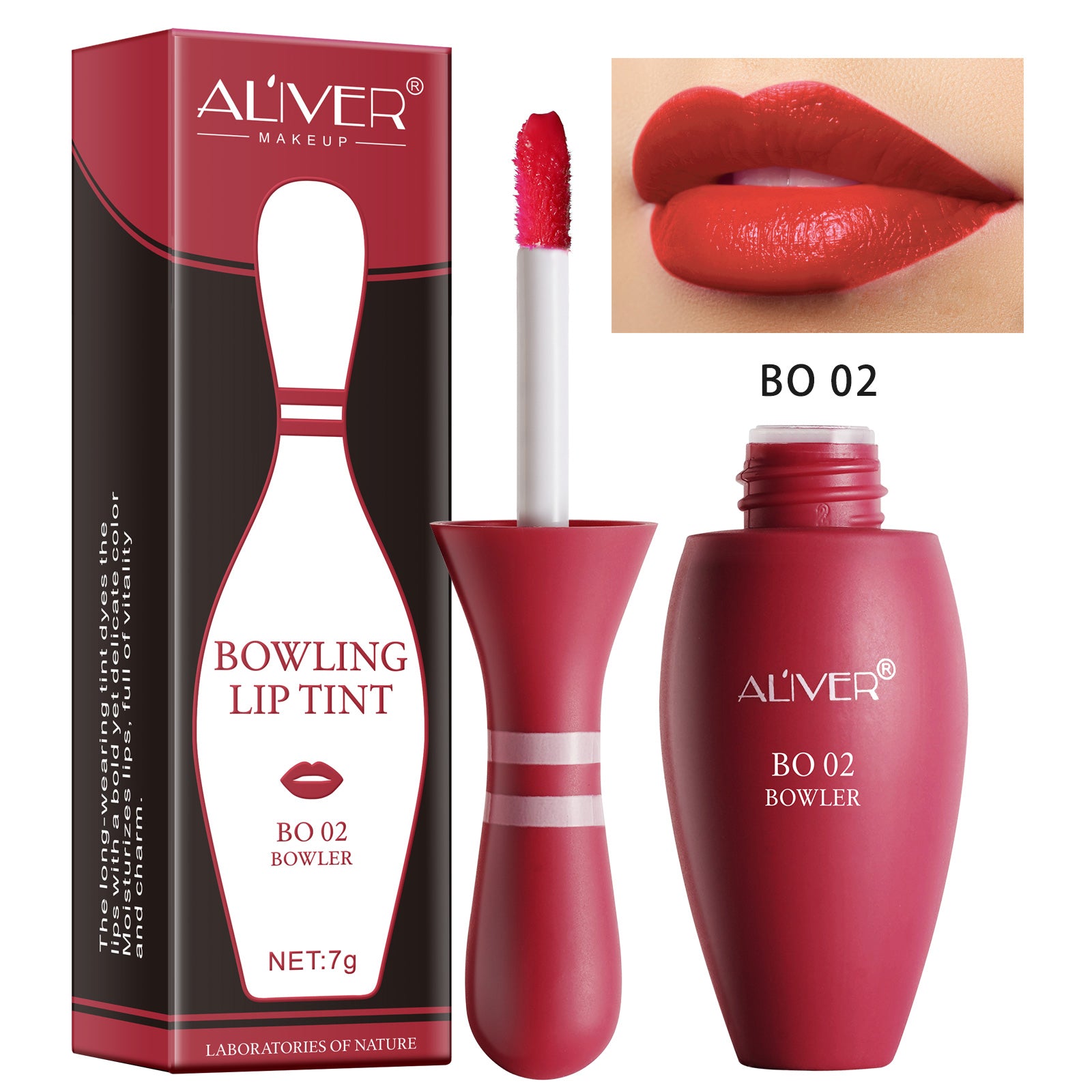 ALIVER Gloss Matte Lipstick, 6 Colors