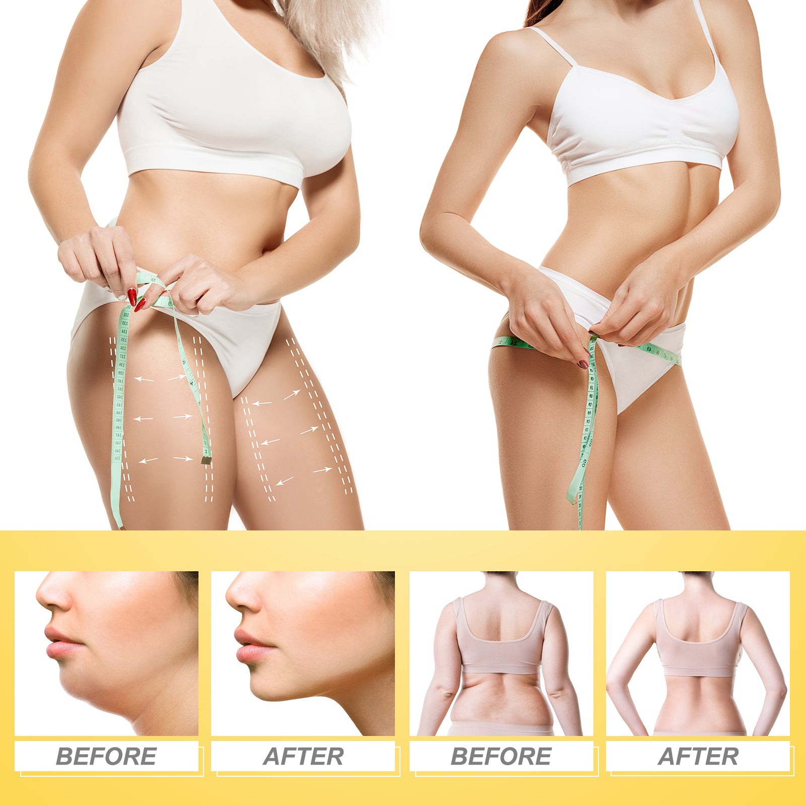 ELAIMEI Lymphatic Drainage Herbal Shower Gel, 30ml X 3 (Ginger)