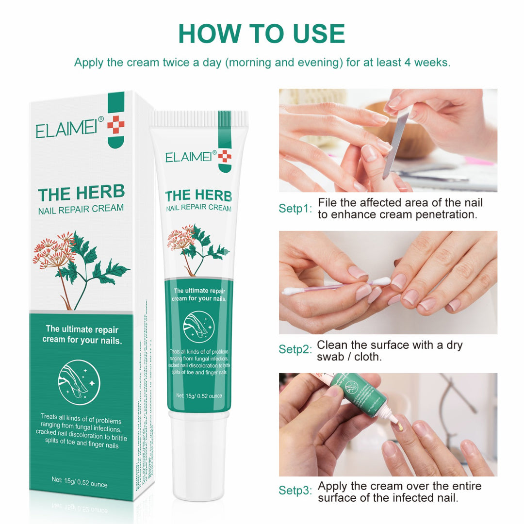 ELAIMEI Herbal Nail Repair Cream, 15g