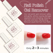 BESTNIFFES Nail Polish Gel Remover, 15ml