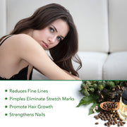 ALIVER Jamaican Black Castor Oil for Hair Growth, 60ml