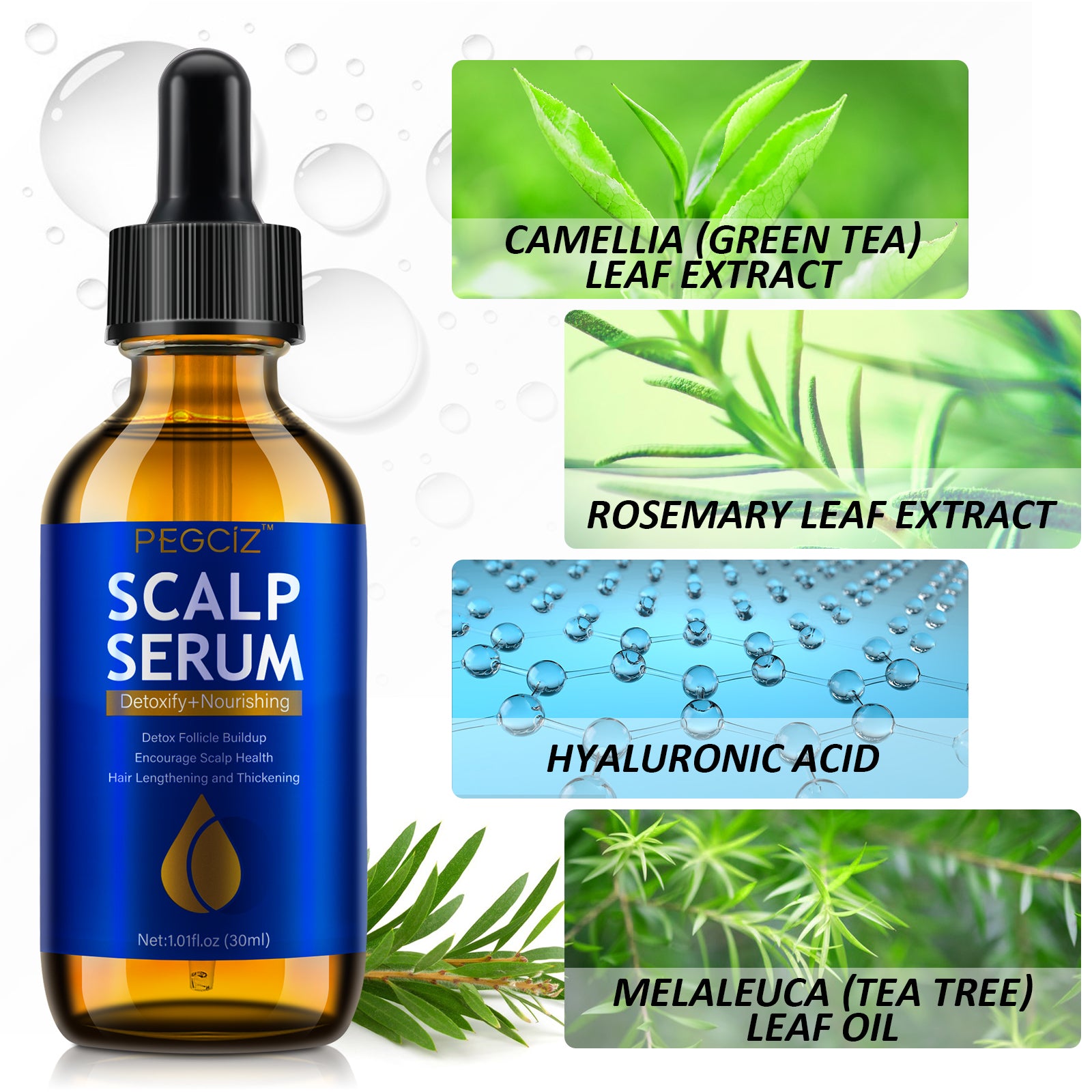 PEGCIZ Scalp Serum for Hair Growth, 30ml