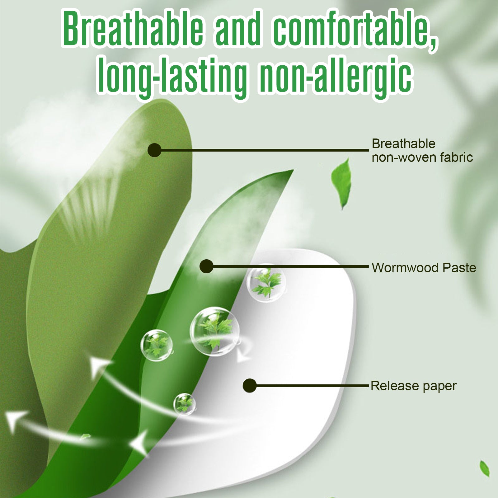 SEFUDUN Wormwood Shoulder Pain Relief Patches, 12pcs