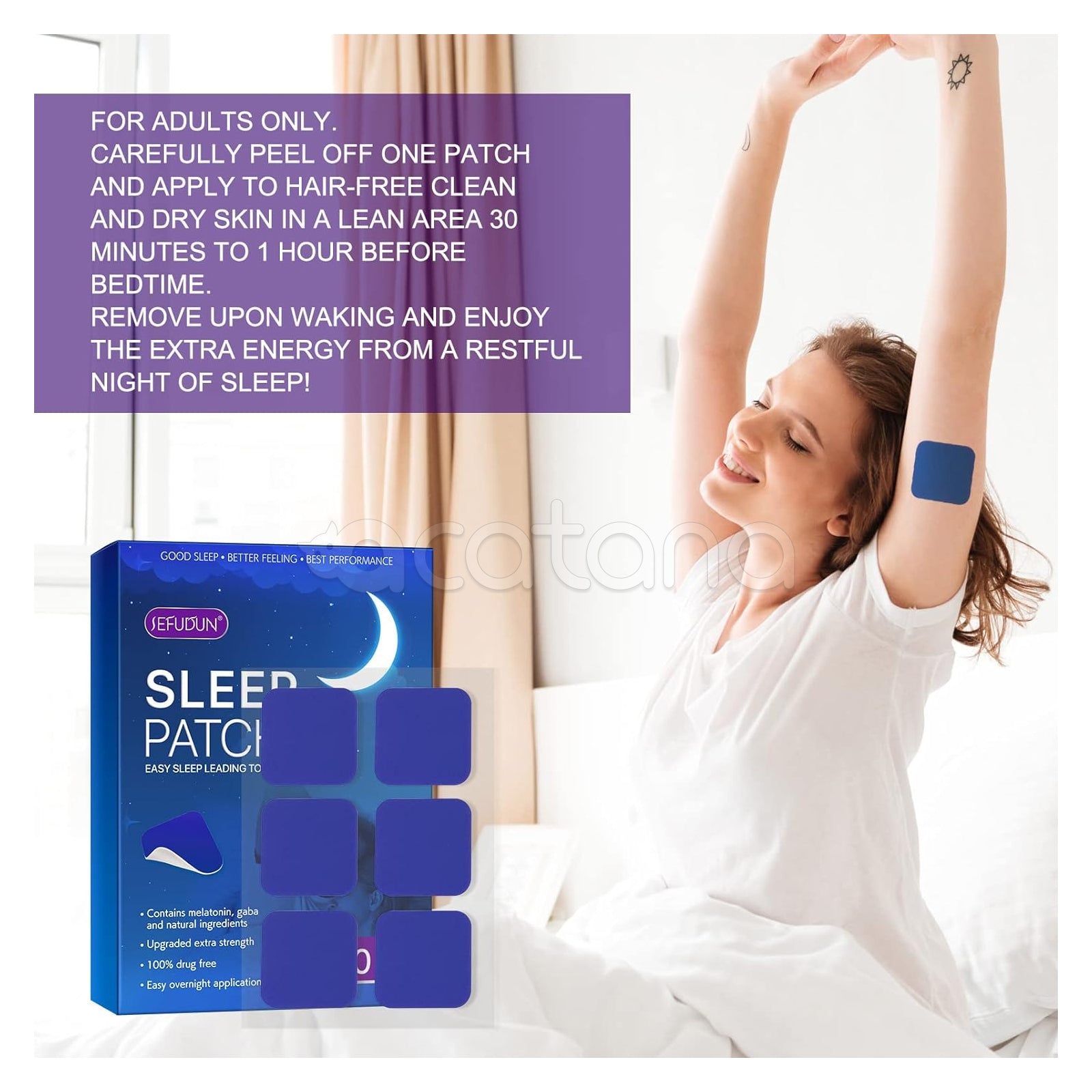 SEFUDUN Sleep Patches, pack of 60pcs