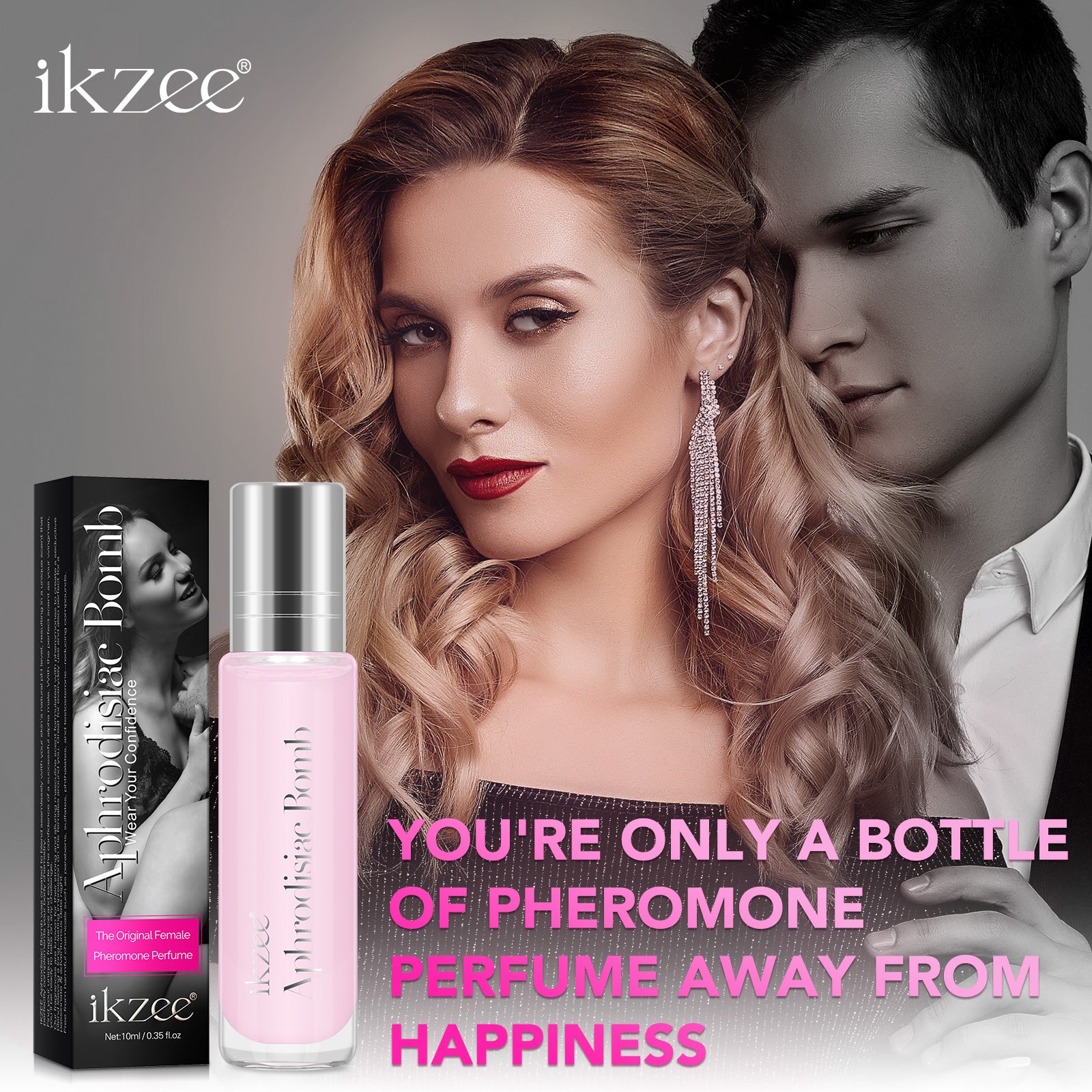 IKZEE Aphrodisiac Bomb for Women, Pheromone Perfume 10ml