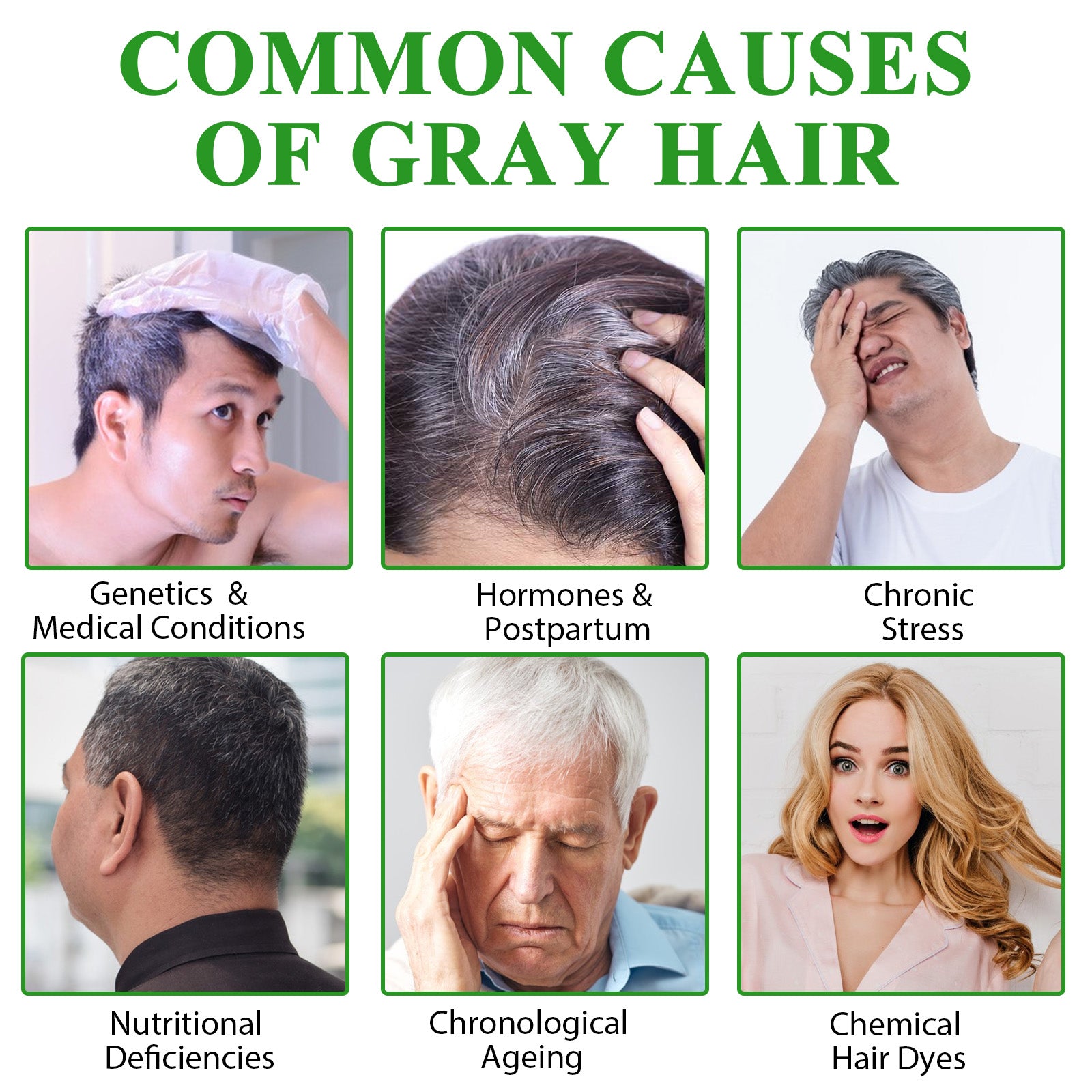 SEFUDUN 3in1 DARK BROWN Hair Dye Shampoo, 500ml