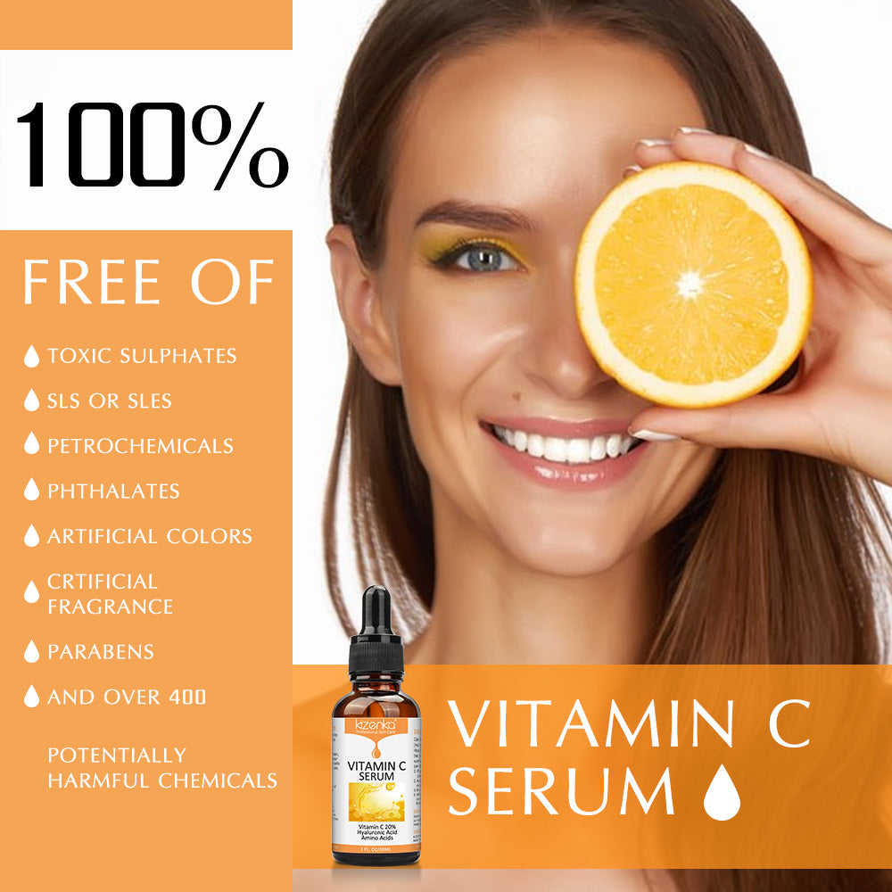 Kizenka Pure Vitamin C Serum for Face & Body, 30ml