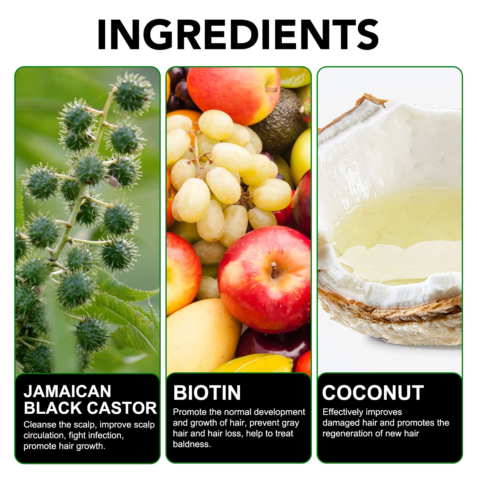 ALIVER Jamaican Black Castor Hair Growth Conditioner, 300ml