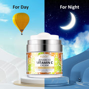 Ifudoit Facial Vitamin C Cream Face Anti-Aging Moisturizer Retinol Wrinkle Skin Care Hydrating Repair Reduce Fine Line Hyaluronic Acid