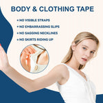 ELAIMEI Fashion Clear Tape, Double Sided Clothing Strips, 80pcs pack