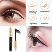 ALIVER Waterproof 4D Eyelash Volume Mascara, Black